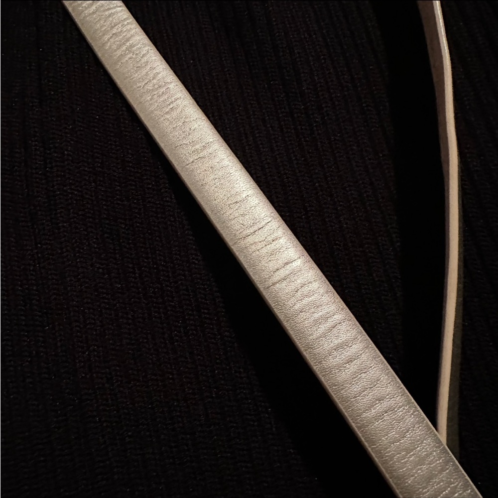 Talbots Slim Genuine Leather Belt - Picture 4 of 5